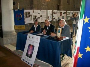 La presentazione della mostra allestita dal Panathlon Club