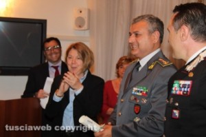 Antonella Scolamiero alla consegna delle onorificenze dell'ordine al merito della Repubblica italiana