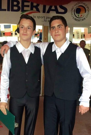 Viterbo - Sport - La festa della Libertas Pilastro - Matteo e Lorenzo