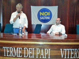 Viterbo - L'incontro di Noi con Salvini alle Terme 