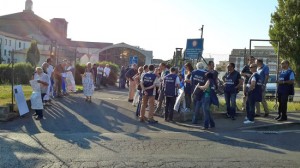 Viterbo - Santa Maria in Gradi - Il comitato Non ce la beviamo