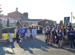 Viterbo - Santa Maria in Gradi - Il comitato Non ce la beviamo