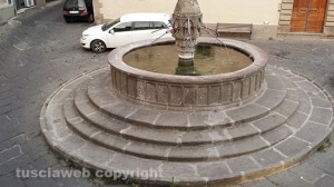 Viterbo - La fontana di Pianoscarano