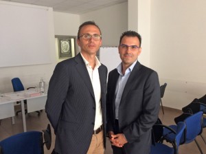 Da sinistra Andrea Belli e Sergio Saggini