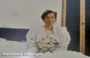 Anna Maria Grosso il giorno del matrimonio