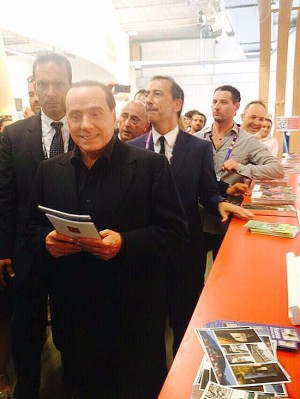 Expo - Berlusconi allo stand di Bagnoregio