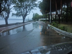 Bolsena - La strada Guadetto quando piove