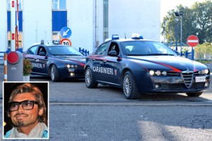 L'operazione dei carabinieri e nel riquadro Matteo Leporatti