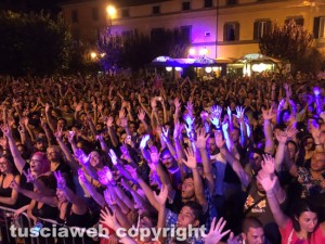 Bagnaia - Una folla immensa per Cristina D'Avena