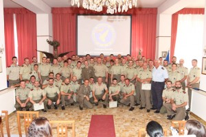Viterbo - Conferimento brevetti ai nuovi piloti e specialisti dell'aviazione dell'esercito