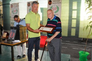 Canino - I 50 anni dell'oleificio sociale - Il premio all'ex direttore Valentic