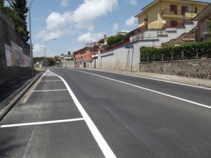 Montefiascone - Rifatto il manto stradale in via Cardinal Salotti e Giuseppe Contadini