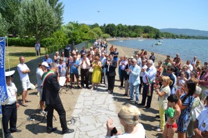 San Lorenzo Nuovo -  Inaugurato il nuovo ponte sul fiume Il Borghetto