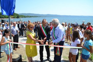 San Lorenzo Nuovo -  Inaugurato il nuovo ponte sul fiume Il Borghetto