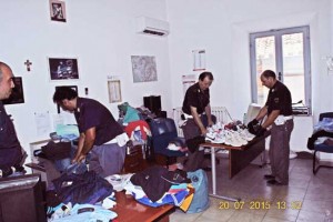 Polizia - La merce sequestrata