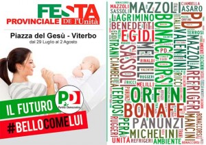 Festa dell'Unità - Il manifesto