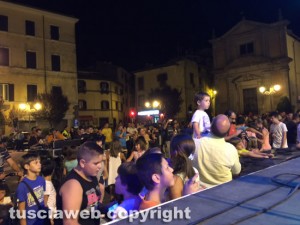 Bagnaia - Free Music Fest - Il pubblico in Piazza XX Settembre