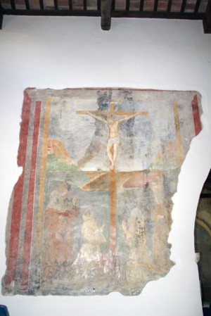 Vallerano - Gli affreschi nella chiesa della Pieve