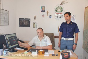 Il comandante della polizia postale di Viterbo Averaldo Piazzolla