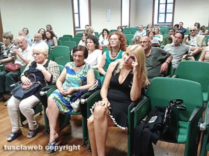 Viterbo - Palazzo Gentili - Gli insegnanti arrivati per Davide Faraone