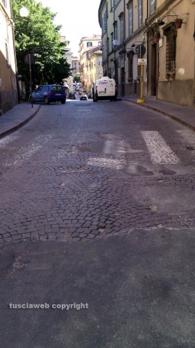 Viterbo - Il degrado in centro 