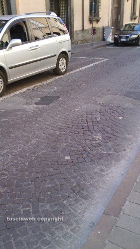 Viterbo - Il degrado in centro 