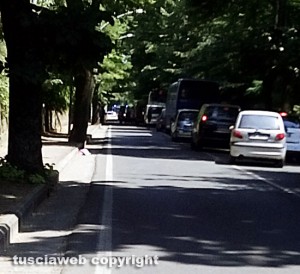 Viterbo - L'incidente a viale Fiume