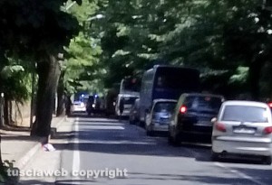 Viterbo - L'incidente a viale Fiume