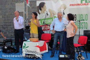 L'inaugurazione della Festa dell'Unità con il presidente Mazzola e il sindaco Michelini