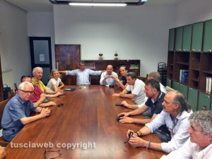 La quarta commissione in riunione