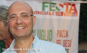Il sindaco di Civita castellana Gianluca Angelelli