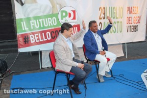 Festa dell'Unità - Alessandro Mazzoli ed Enrico Panunzi sanno qual è la loro mano sinistra...