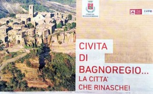 Civita di bagnoregio - La pubblicità con il refuso