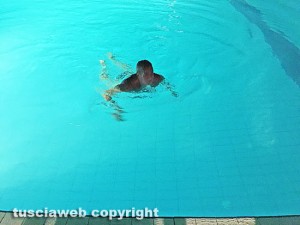 Giovanni Arena in piscina