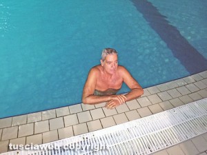 Giovanni Arena in piscina