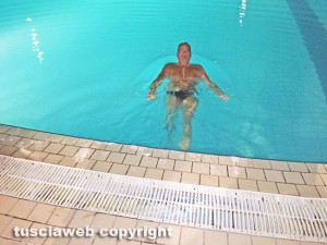 Giovanni Arena in piscina