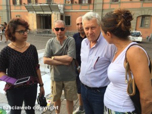 Syriaza - La manifestazione a piazza del Comune - Il sindaco Michelini