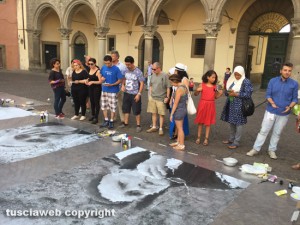 Syriaza - La manifestazione a piazza del Comune