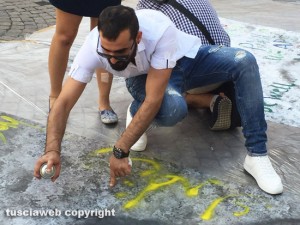 Syriaza - La manifestazione a piazza del Comune