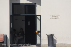 Viterbo - Cimitero San Lazzaro - La camera ardente di Giuseppe Centamore