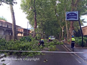 Tromba d'aria a Bolsena