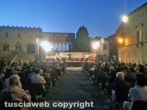 Viterbo - L'apertura del Tuscia operafestival 