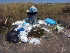 Il degrado sulla spiaggia di Riva dei Tarquini