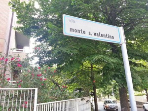 Cartelli divelti in via Monte San Valentini