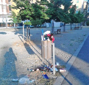 Viterbo - Il giardinetto di via Sibilla Aleramo