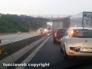 Maltempo - La superstrada Orte - Terni allagata