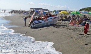Pescia Romana - Moto d'acqua dei vigili del fuoco