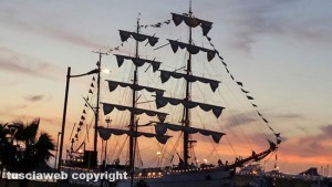 Civitavecchia - La nave scuola messicana