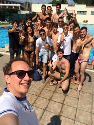 Gli atleti del Nuoto club Viterbo