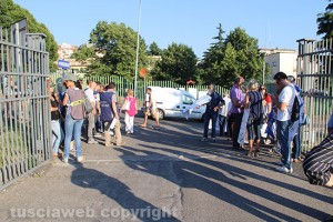 La protesta all'Unitus